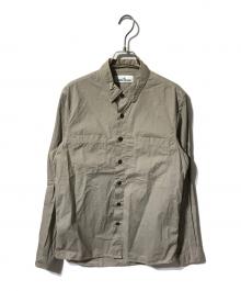 STONE ISLAND（ストーンアイランド）の古着「コットン タイプライターシャツ」｜ベージュ