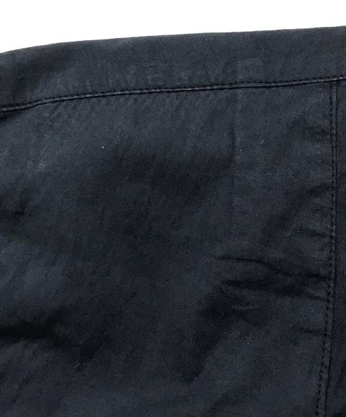 STONE ISLAND（ストーンアイランド）STONE ISLAND (ストーンアイランド) ナイロンブレンドバンドカラーシャツ ブラック サイズ:Sの古着・服飾アイテム