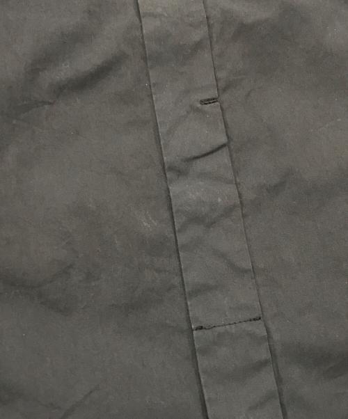 STONE ISLAND（ストーンアイランド）STONE ISLAND (ストーンアイランド) ナイロンブレンドバンドカラーシャツ ブラック サイズ:Sの古着・服飾アイテム