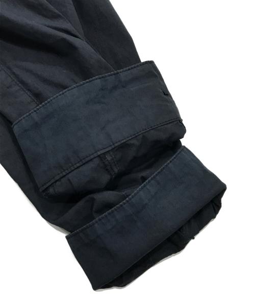 STONE ISLAND（ストーンアイランド）STONE ISLAND (ストーンアイランド) ナイロンブレンドバンドカラーシャツ ブラック サイズ:Sの古着・服飾アイテム