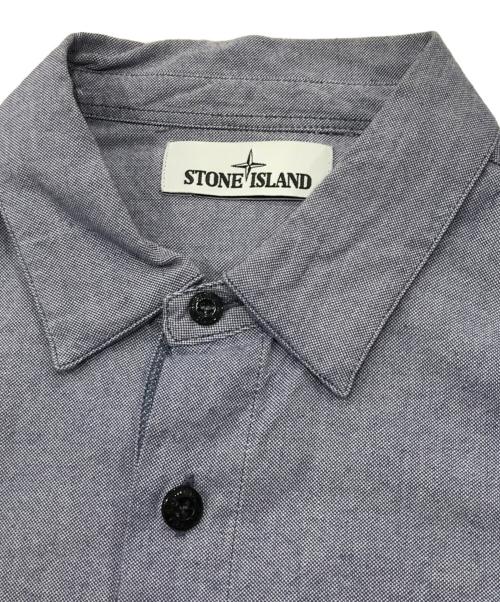 STONE ISLAND（ストーンアイランド）STONE ISLAND (ストーンアイランド) ロングスリーブシャツ ブルー サイズ:Sの古着・服飾アイテム