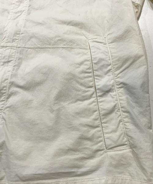 STONE ISLAND（ストーンアイランド）STONE ISLAND (ストーンアイランド) ゴーストピース ダブルZIP シャツ ジャケット ホワイト サイズ:Sの古着・服飾アイテム