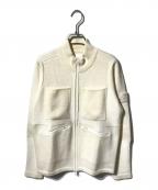 STONE ISLANDストーンアイランド）の古着「ダブルジップニットジャケット」｜ホワイト