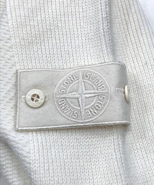 STONE ISLAND（ストーンアイランド）STONE ISLAND (ストーンアイランド) ダブルジップニットジャケット ホワイト サイズ:Sの古着・服飾アイテム
