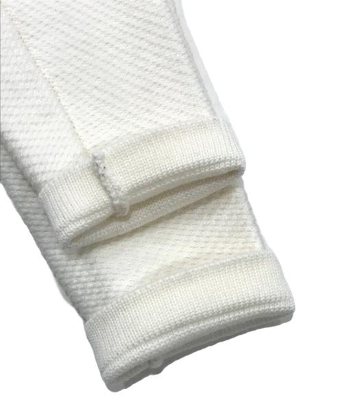 STONE ISLAND（ストーンアイランド）STONE ISLAND (ストーンアイランド) ダブルジップニットジャケット ホワイト サイズ:Sの古着・服飾アイテム