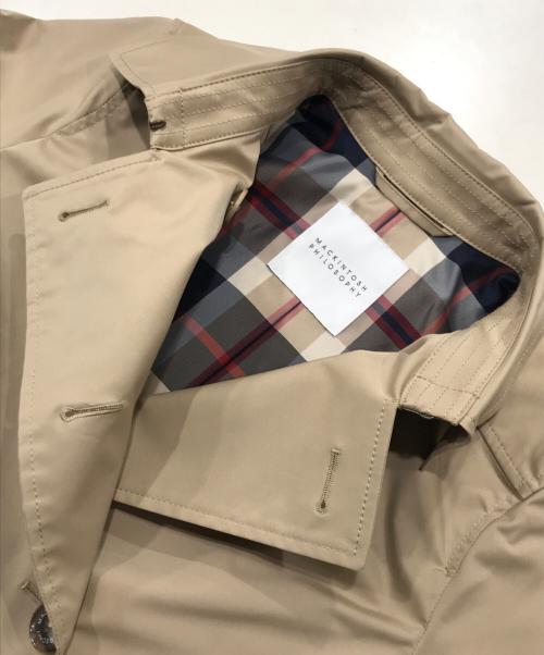 MACKINTOSH PHILOSOPHY（マッキントッシュ フィロソフィー）MACKINTOSH PHILOSOPHY (マッキントッシュ フィロソフィー) ダブルショートコート/ショートトレンチコート ベージュ サイズ:38の古着・服飾アイテム