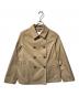 MACKINTOSH PHILOSOPHY（マッキントッシュ フィロソフィー）の古着「ダブルショートコート/ショートトレンチコート」｜ベージュ