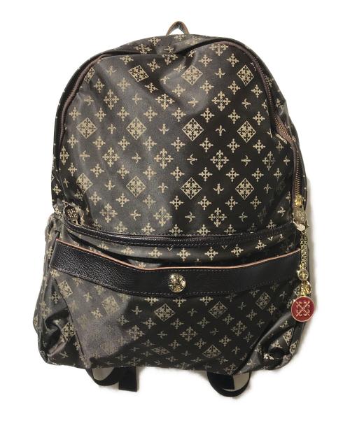 russet（ラシット）russet (ラシット) モノグラム柄リュック/バックパック ブラウンの古着・服飾アイテム