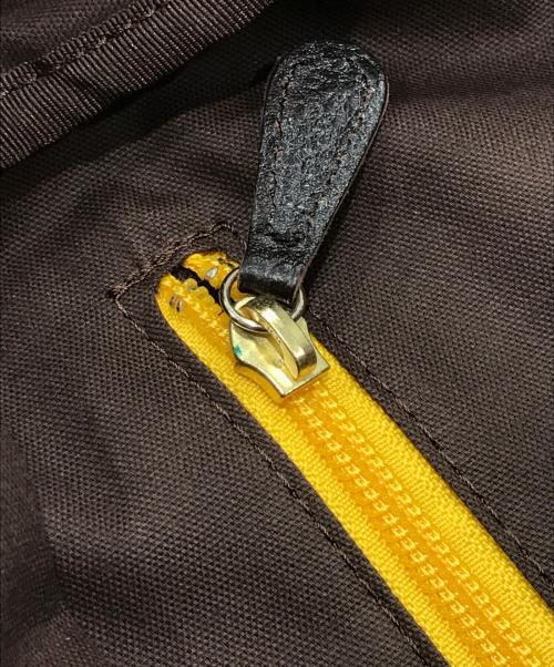 russet（ラシット）russet (ラシット) モノグラム柄リュック/バックパック ブラウンの古着・服飾アイテム