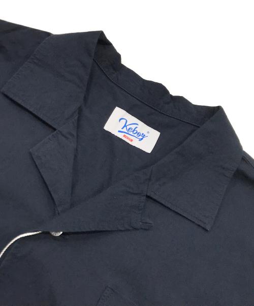 KEBOZ（ケボズ）KEBOZ (ケボズ) 半袖ワークシャツ ネイビー サイズ:Mの古着・服飾アイテム