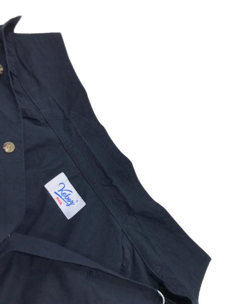 KEBOZ（ケボズ）KEBOZ (ケボズ) 半袖ワークシャツ ネイビー サイズ:Mの古着・服飾アイテム