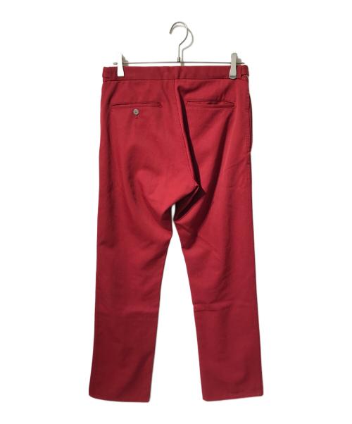 COMME des GARCONS HOMME PLUS（コムデギャルソンオムプリュス）COMME des GARCONS HOMME PLUS (コムデギャルソンオムプリュス) ウールドッキングパンツ レッド サイズ:Mの古着・服飾アイテム