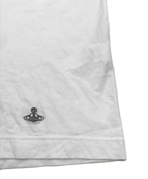 Vivienne Westwood man（ヴィヴィアン ウェストウッド マン）Vivienne Westwood man (ヴィヴィアン ウェストウッド マン) ビッグシルエットプリントTシャツ ホワイト サイズ:Fの古着・服飾アイテム