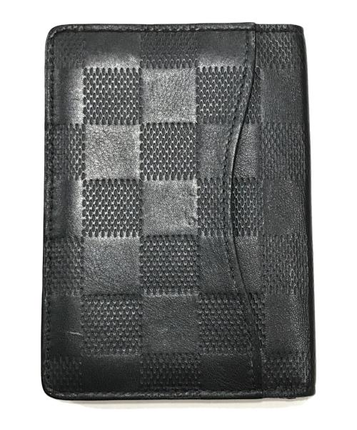 LOUIS VUITTON（ルイ ヴィトン）LOUIS VUITTON (ルイ ヴィトン) カードケース オーガナイザー・ドゥ・ポッシュ ブラックの古着・服飾アイテム