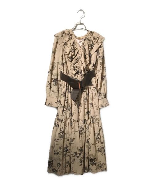 MISTREASS（ミストレアス）mistreass (ミストレアス) フラワーパターンベルトセットドレス ピンク サイズ:Fの古着・服飾アイテム