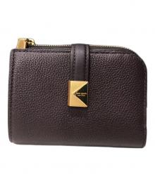 Kate Spade（ケイトスペード）の古着「デコ スモール コンパクト ウォレット/二つ折り財布」｜レッド