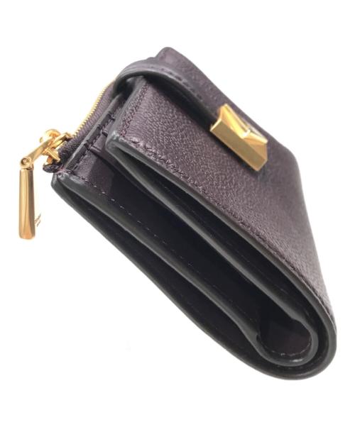 Kate Spade（ケイトスペード）Kate Spade (ケイトスペード) デコ スモール コンパクト ウォレット/二つ折り財布 レッドの古着・服飾アイテム