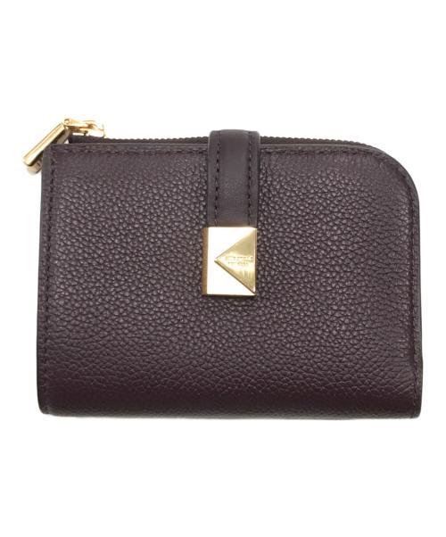 Kate Spade（ケイトスペード）Kate Spade (ケイトスペード) デコ スモール コンパクト ウォレット/二つ折り財布 レッドの古着・服飾アイテム