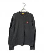 HUMAN MADEヒューマンメイド）の古着「GRAPHIC L/S T SHIRT/半袖カットソー」｜ブラック