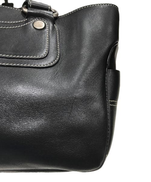 CELINE（セリーヌ）CELINE (セリーヌ) オールドレザーハンドバッグ ブラックの古着・服飾アイテム
