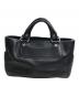 CELINE (セリーヌ) オールドレザーハンドバッグ ブラック：22000円
