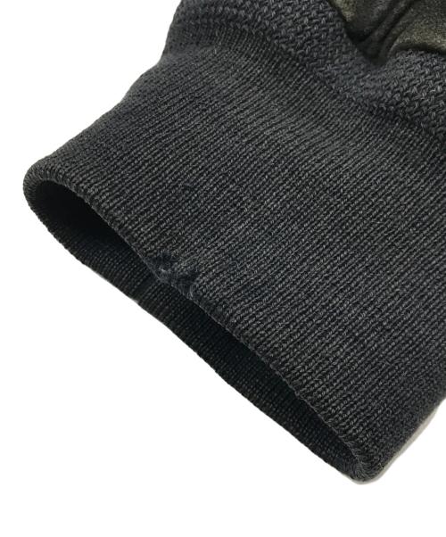 Burberry's（バーバリー）Burberry's (バーバリー) スウェードスタンドカラージャケット/ボンバージャケット ダークグリーン サイズ:不明の古着・服飾アイテム