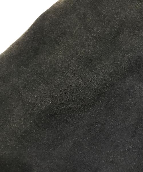 Burberry's（バーバリー）Burberry's (バーバリー) スウェードスタンドカラージャケット/ボンバージャケット ダークグリーン サイズ:不明の古着・服飾アイテム