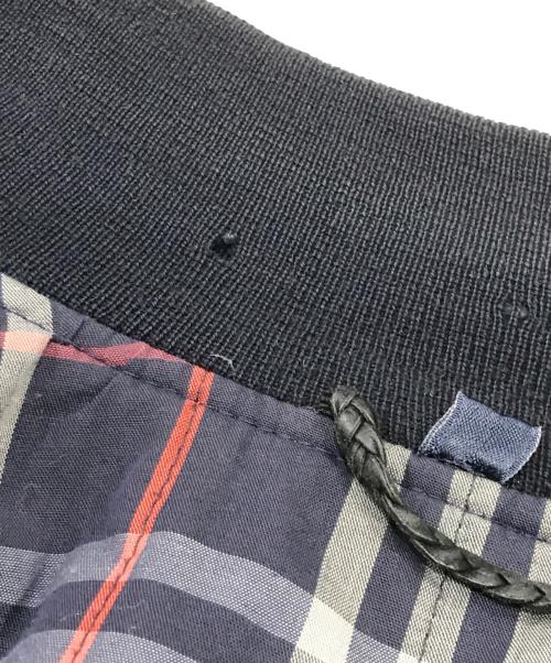 Burberry's（バーバリー）Burberry's (バーバリー) スウェードスタンドカラージャケット/ボンバージャケット ダークグリーン サイズ:不明の古着・服飾アイテム