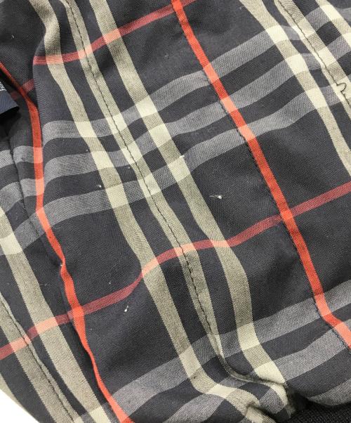 Burberry's（バーバリー）Burberry's (バーバリー) スウェードスタンドカラージャケット/ボンバージャケット ダークグリーン サイズ:不明の古着・服飾アイテム