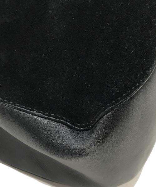 GUCCI（グッチ）GUCCI (グッチ) バンブーレザーワンショルダーバッグ ブラックの古着・服飾アイテム