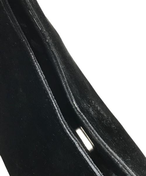 GUCCI（グッチ）GUCCI (グッチ) バンブーレザーワンショルダーバッグ ブラックの古着・服飾アイテム