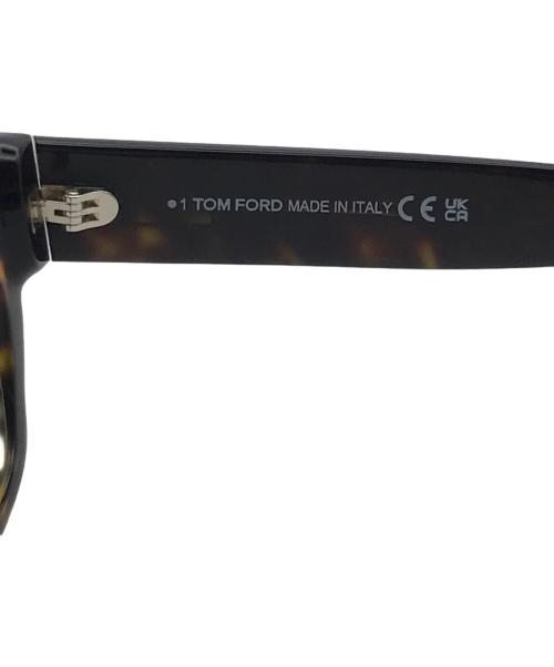 TOM FORD（トムフォード）TOM FORD (トムフォード) 眼鏡/スクエアフレーム眼鏡 ブラウン サイズ:52□20 140の古着・服飾アイテム