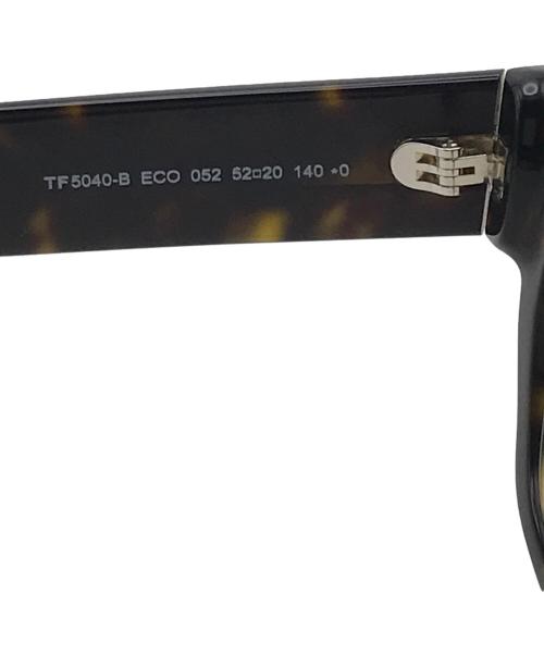 TOM FORD（トムフォード）TOM FORD (トムフォード) 眼鏡/スクエアフレーム眼鏡 ブラウン サイズ:52□20 140の古着・服飾アイテム