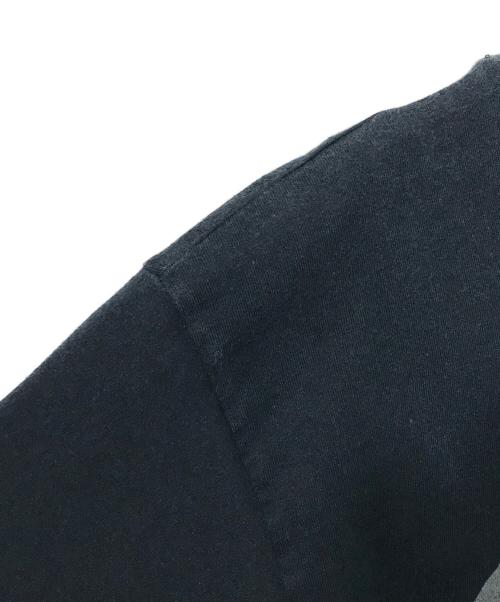 EMPORIO ARMANI（エンポリオ アルマーニ）EMPORIO ARMANI (エンポリオ アルマーニ) 本人プリントTシャツ/半袖カットソー ブラック サイズ:XLの古着・服飾アイテム