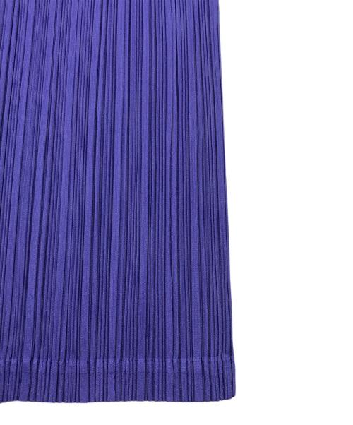 PLEATS PLEASE（プリーツプリーズ）PLEATS PLEASE (プリーツプリーズ) プリーツワンピース パープル サイズ:3の古着・服飾アイテム