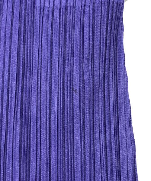 PLEATS PLEASE（プリーツプリーズ）PLEATS PLEASE (プリーツプリーズ) プリーツワンピース パープル サイズ:3の古着・服飾アイテム