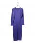 PLEATS PLEASE（プリーツプリーズ）の古着「プリーツワンピース」｜パープル