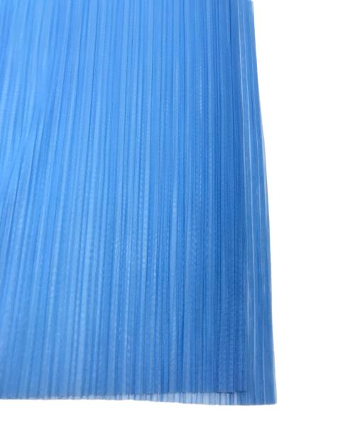 PLEATS PLEASE（プリーツプリーズ）PLEATS PLEASE (プリーツプリーズ) プリーツレイヤードワンピース ブルー サイズ:3の古着・服飾アイテム