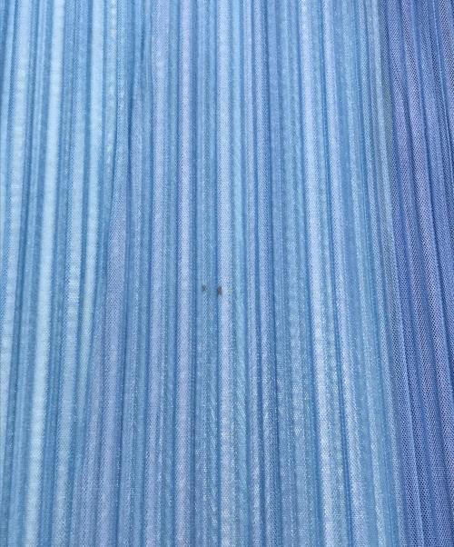 PLEATS PLEASE（プリーツプリーズ）PLEATS PLEASE (プリーツプリーズ) プリーツレイヤードワンピース ブルー サイズ:3の古着・服飾アイテム