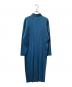PLEATS PLEASE (プリーツプリーズ) プリーツシャツワンピース ブルー サイズ:4：25000円