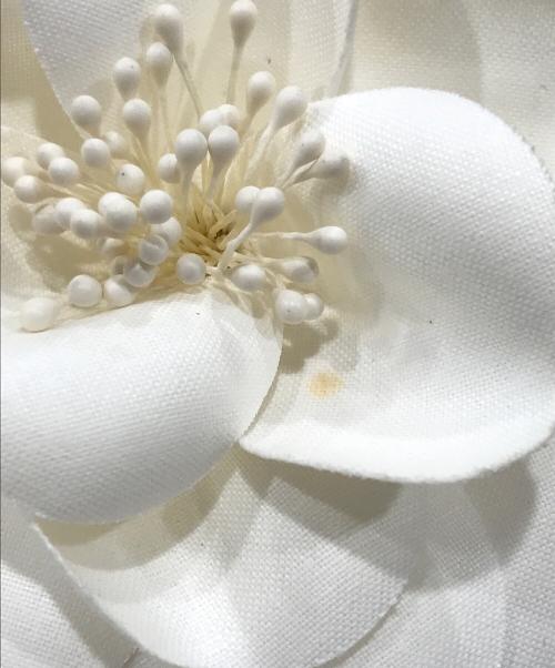 CHANEL（シャネル）CHANEL (シャネル) カメリアブローチ ホワイトの古着・服飾アイテム