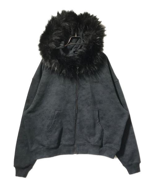 SUPPLIER（サプライヤー）SUPPLIER (サプライヤー) ファークロスパーカー/ジップパーカー ブラック サイズ:XLの古着・服飾アイテム
