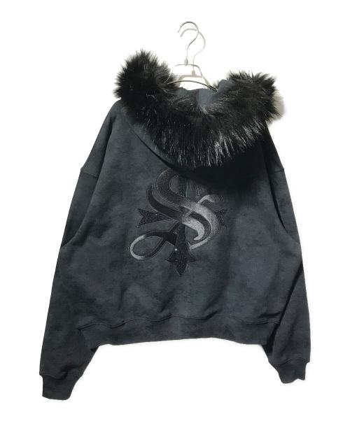 SUPPLIER（サプライヤー）SUPPLIER (サプライヤー) ファークロスパーカー/ジップパーカー ブラック サイズ:XLの古着・服飾アイテム