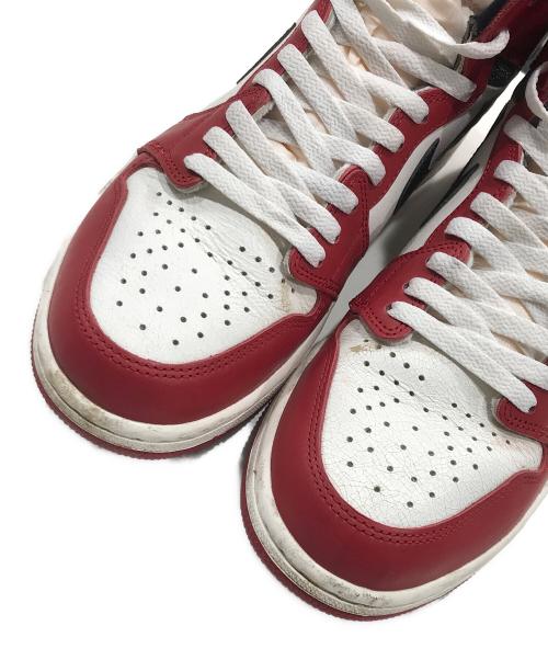 NIKE（ナイキ）NIKE (ナイキ) Air Jordan 1 High OG Lost & Found/ハイカットスニーカー ホワイト×レッド サイズ:US10/UK9/EUR44の古着・服飾アイテム