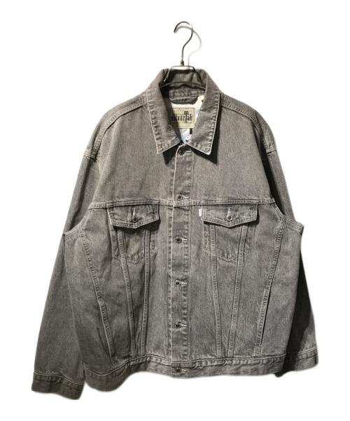 LEVI'S（リーバイス）LEVI'S (リーバイス) SilverTab デニムトラッカージャケット グレー サイズ:XLの古着・服飾アイテム