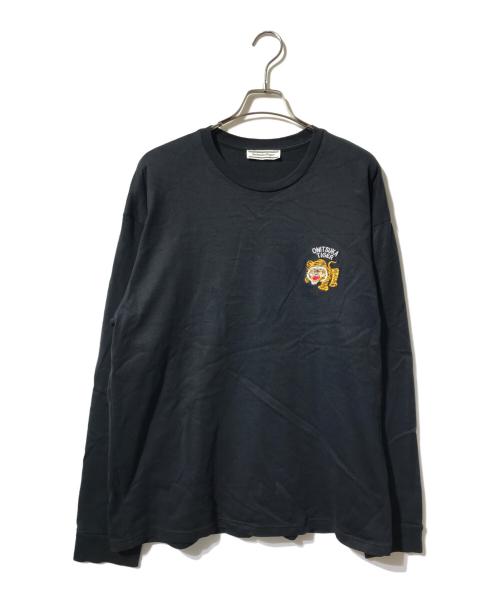 Onitsuka Tiger（オニツカタイガー）Onitsuka Tiger (オニツカタイガー) LONG SLEEVED GRAPHIC TEE/長袖クルーネックTシャツ ブラック サイズ:XLの古着・服飾アイテム