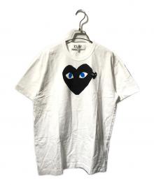 PLAY COMME des GARCONS（プレイコムデギャルソン）の古着「ハートプリントTシャツ/半袖Ｔシャツ」｜ホワイト