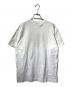 PLAY COMME des GARCONS (プレイコムデギャルソン) スタッズ ハート ロゴTシャツ/オーバーサイズＴシャツ/クールネックＴシャツ/ハートプリントＴシャツ ホワイト サイズ:ＸＬ：12000円