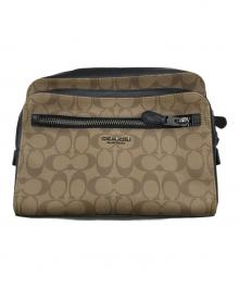 COACH（コーチ）の古着「2WAYショルダーバッグ/メッセンジャー/旅行バッグ」｜ブラウン