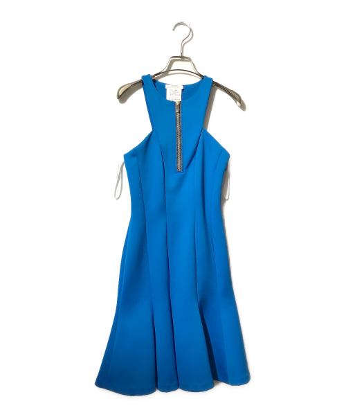 VERSACE COLLECTION（ヴェルサーチ コレクション）VERSACE COLLECTION (ヴェルサーチ コレクション) ジップワンピース ブルー サイズ:40の古着・服飾アイテム
